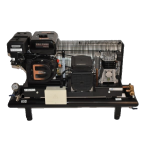 COMPRESSOR/GENERATOR 15HP PETROL/6KVA/17 LIT TANK 10 BAR