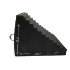 WHEEL STOPPER RUBBER TRUCK - PAIR